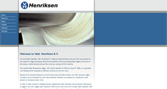 Desktop Screenshot of henriksen.nl